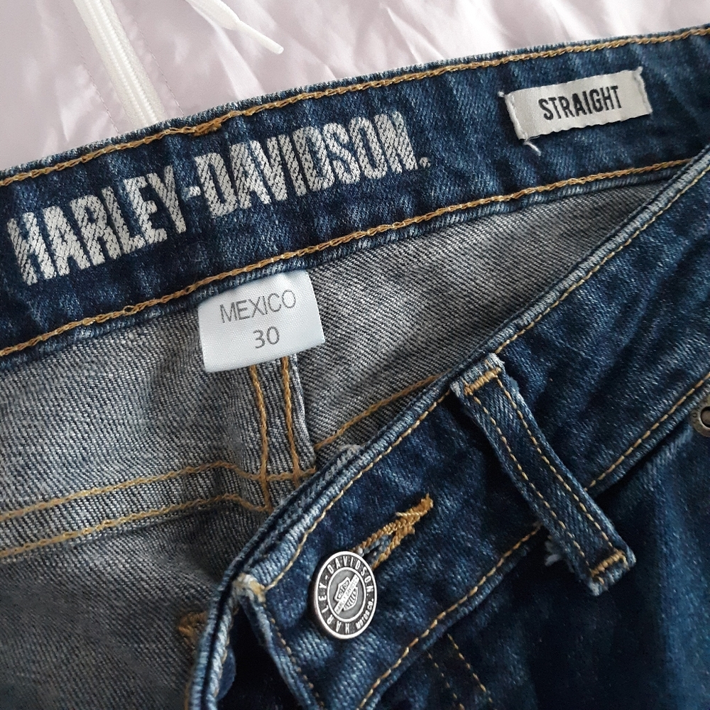 Harley-Davidson Straight Leg Jeans 30 - Picture 6 of 6